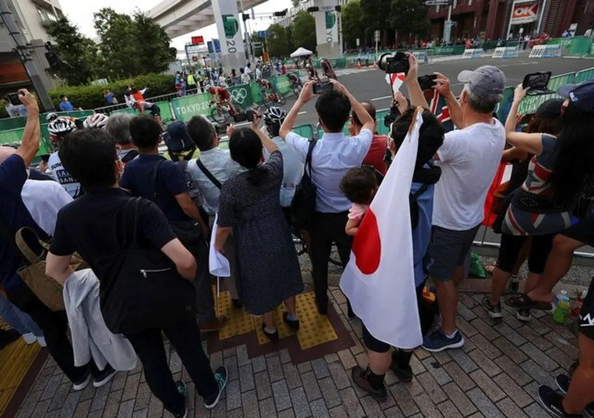 تماشاگران پنهانی در المپیک توکیو!/ عکس