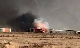 انفجار در زاغه مهمات الحشد الشعبی در نجف