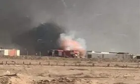 انفجار در زاغه مهمات الحشد الشعبی در نجف