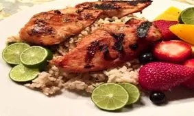 طرز تهیه جوجه گریل شده با سس سویا