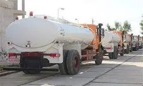 آبرسانی با تانکر به چند شهرک در اردبیل