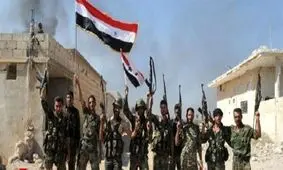 پرچم سوریه پس از سال‌ها بر گذرگاه مرز اردن به اهتزار درآمد