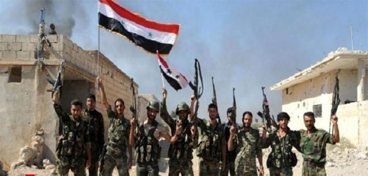 پرچم سوریه پس از سالها بر گذرگاه مرز اردن به اهتزار درآمد