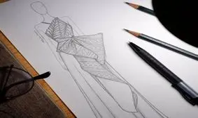 طرح شگفت انگيز یک پیراهن در نمایشگاه مد!/ تصویر