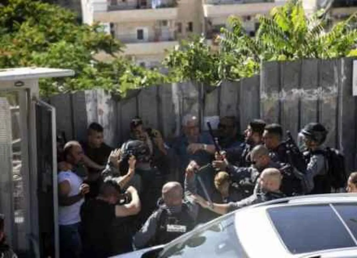 درگیری‌های جوانان فلسطینی و اشغالگران صهیونیستی در قدس اشغالی