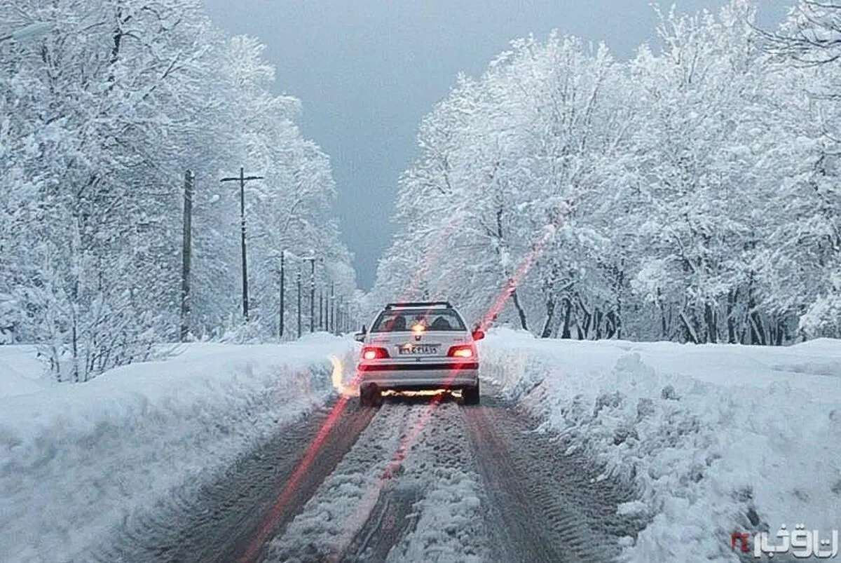 بارش برف و باران در ۱۰ استان کشور