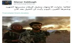 توییت مجری المنار در پی شهادت محسن حجحی