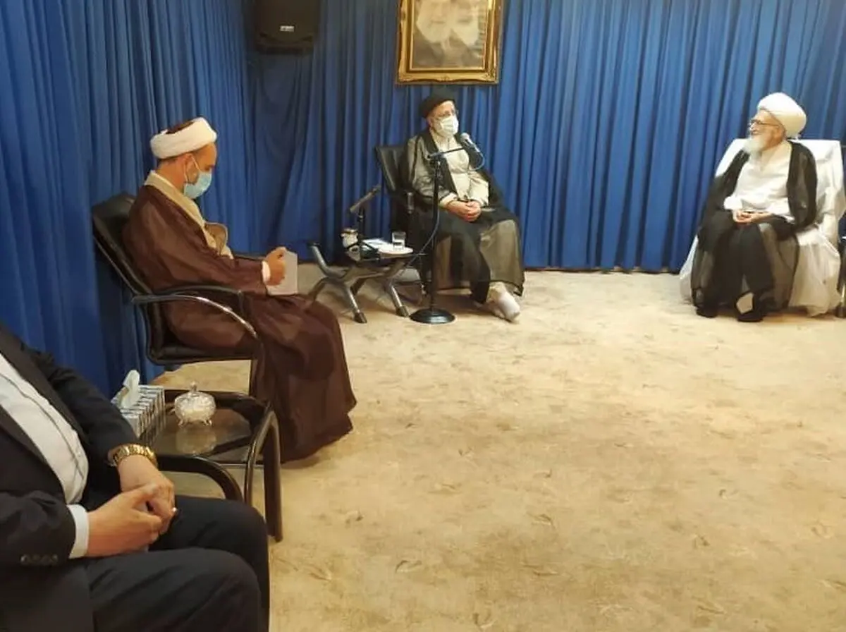 رئیس‌جمهور منتخب با آیت‌الله نوری همدانی دیدار کرد
