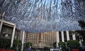 نمای بی نظیر یکی از میدان های لس آنجلس/ ویدئو