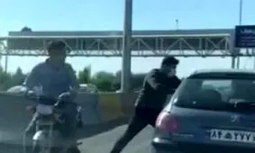 اولین گفت‌وگو با زورگیر جنجالی جاده کرج منتشر شد/ ویدئو