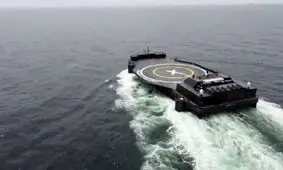 رونمایی از جدید ترین قایق مخصوص فرود موشک "اسپیس‌ایکس"