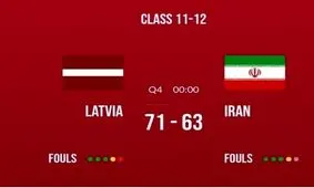 پایان کار تیم بسکتبال جوانان ایران با دوازدهمی در جام جهانی