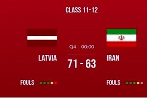 پایان کار تیم بسکتبال جوانان ایران با دوازدهمی در جام جهانی