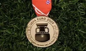 رونمایی از مدال طلای یورو ۲۰۲۰/ عکس