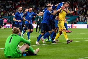 قهرمانی ایتالیا در جدال با انگلیس به روایت تصویر/ عکس