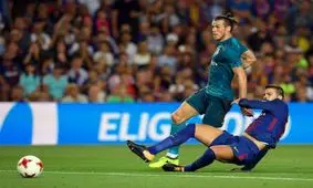 بارسلونا 1 -رئال مادرید 3/ در اولین ال‌کلاسیکو بدون نیمار، رونالدو گل زد و اخراج