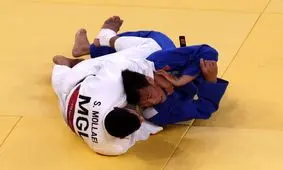 سعید ملایی با پرچم مغولستان به نیمه نهایی جودو صعود کرد