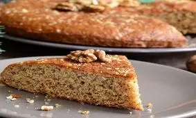 «کیک ارده و گردو» یک عصرانه خوشمزه و مقوی