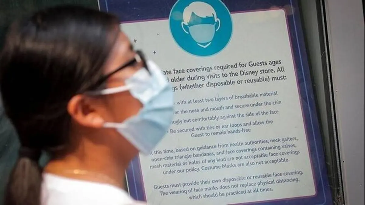 الزام استفاده از ماسک برای افراد واکسینه شده در آمریکا