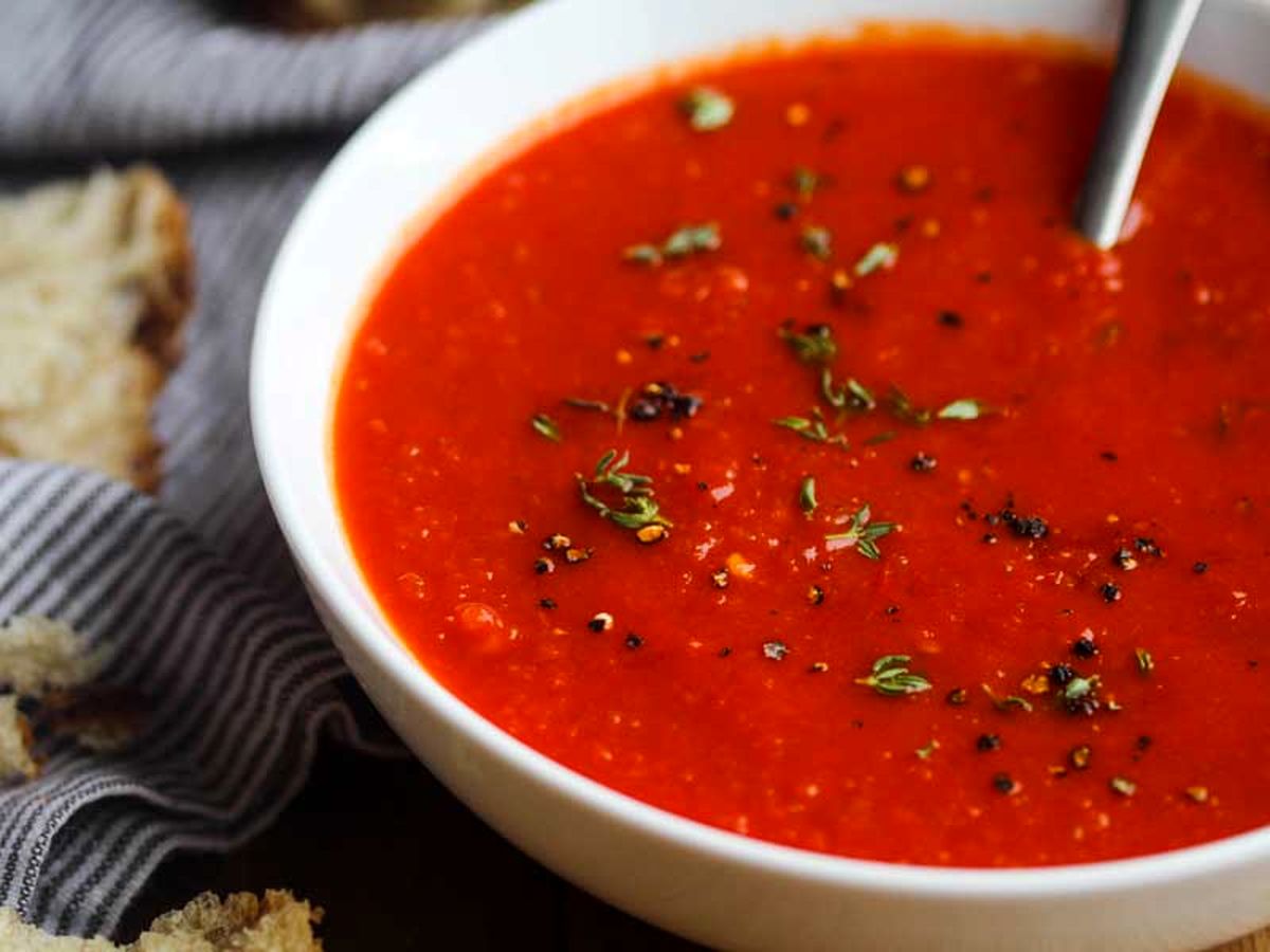 «سوپ گوجه و ریحان» یک پیشنهاد تابستانی خوشمزه