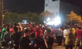 ازدحام شدید هواداران پرسپولیس مقابل ورزشگاه/ پرسپولیسی‌ ها در شهر قدس حبس شدند