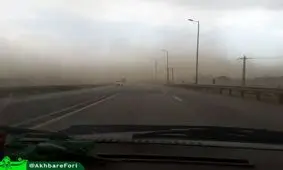 توفان نمک در ارومیه