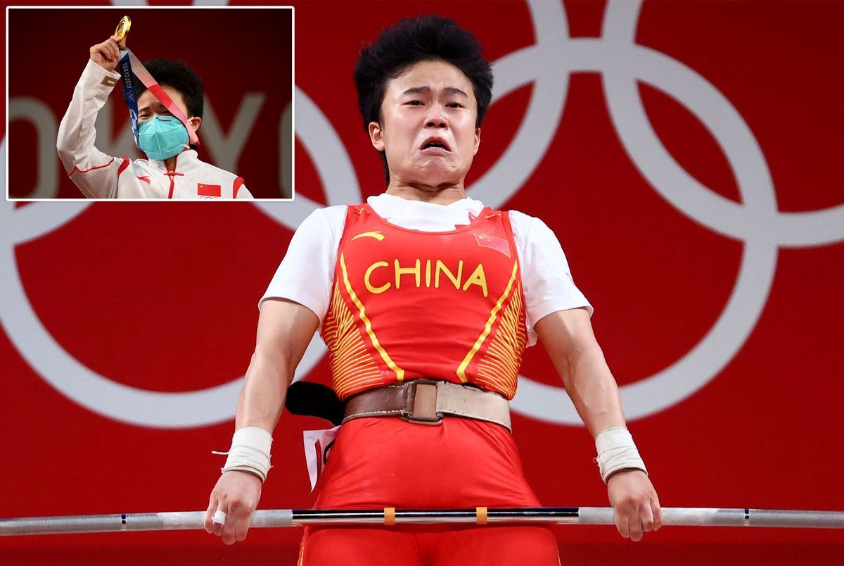 تصویر جنجالی در المپیک/ وزنه بردار زن چینی در المپیک توکیو مرد از آب درآمد!/ عکس