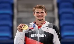 مدال طلای تنیس المپیک به زوِرف رسید