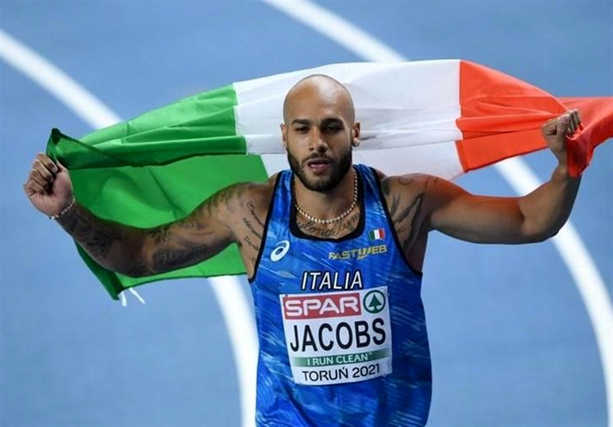 تاج پادشاهی بولت به یک ایتالیایی رسید/ مارسل جیکوبز قهرمان دوی ۱۰۰ متر شد