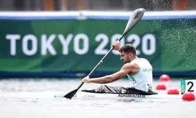 علی آقامیرزایی به نیمه نهایی کایاک نرسید/ پایان کار قایقران ایران