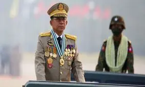 سردسته کودتاچیان میانمار، خود را نخست‌وزیر اعلام کرد