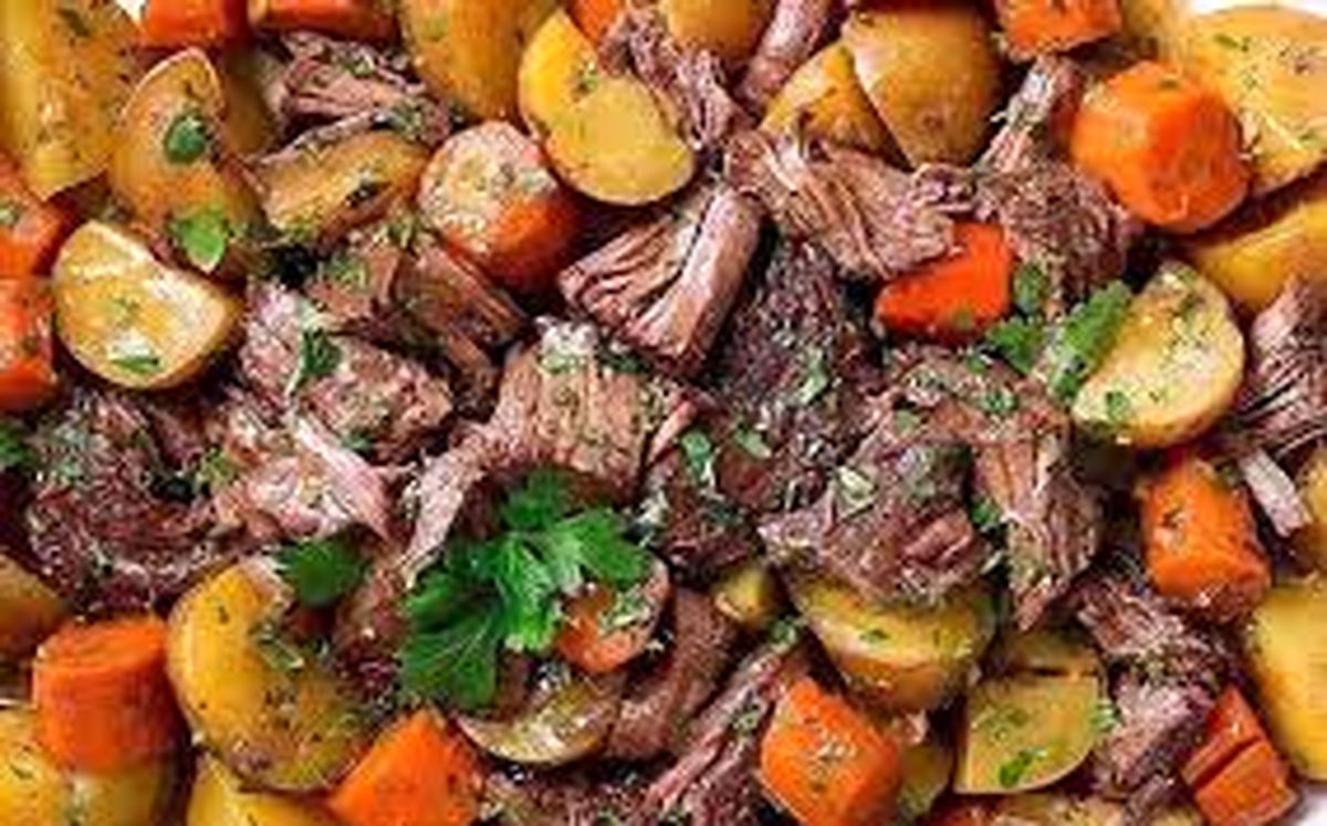 طرز تهیه خوراک گوشت و سیبزمینی
