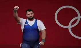 روز خوب کاروان ایران/ وزنه بردار فوق سنگین ایران هم مدال نقره گرفت