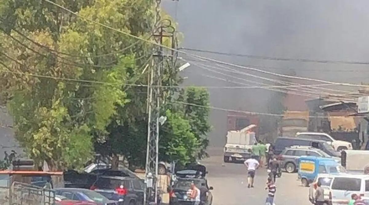 آتش سوزی مهیب در جنوب لبنان