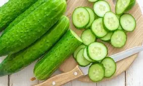 چاق شدن صورت با مصرف خیار