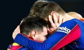 وداع مسی با دوستانش در بارسلونا با شام خداحافظی