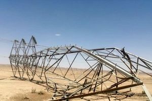 انفجار دکل برق در شرق موصل