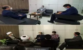 حضور مسئولان در دفتر خبرفوری به مناسبت روز خبرنگار