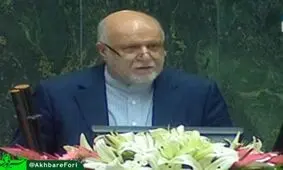 زنگنه برای دفاع از خود پشت تریبون مجلس قرار گرفت/دست ظریف را می‎بوسم/ به درخواست خانواده شهدا حضور در وزارت نفت را پذیرفتم