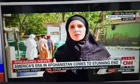 برخورد طالبان با خبرنگار زن سی ان ان در افغانستان