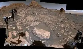 سنگ‌های مریخ از نگاه کاوشگر "کنجکاوی"