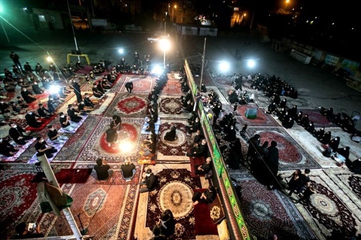 مراسم شام غریبان حسینی در هیئت افغانستانی‌های مقیم اراک به روایت تصویر