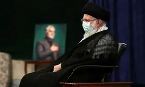 مراسم عزاداری شب شهادت حضرت امام سجاد علیه‌السلام در حضور رهبر انقلاب برگزار شد