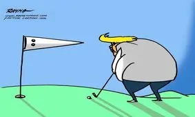 گلف بازی آقای نژادپرست