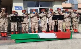 تشییع هشتمین شهید مدافع سلامت گلستان