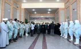 حضور رئیس جمهور در مجتمع عروجیان بهشت زهرا