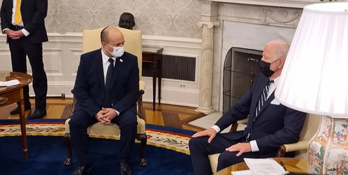 لفاظی‌ های ضدایرانی بنت در دیدار با رئیس‌جمهور آمریکا/ بایدن ایران را تهدید کرد