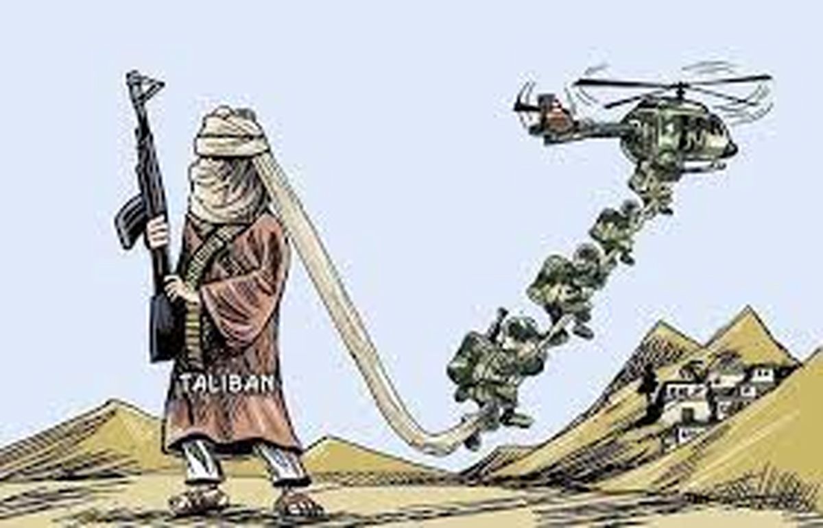 وضعیت افغانستان در قالب کارتون