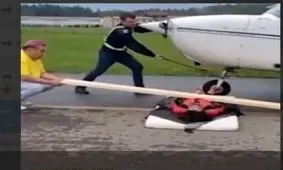 رکورد عجیب قدرتمندترین زن جهان/ وقتی هواپیما از روی بدن یک زن عبور کرد!/ ویدئو