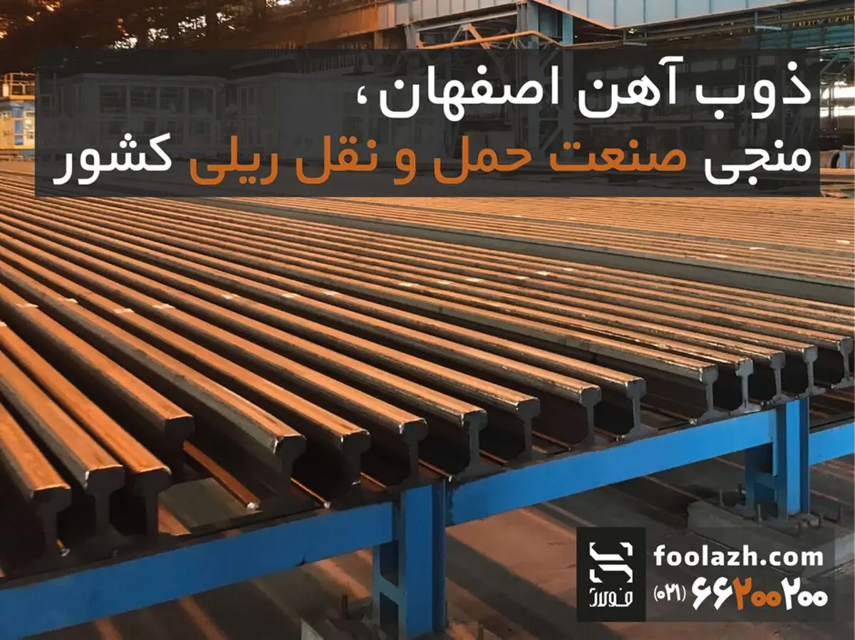 ذوب آهن اصفهان، منجی صنعت حمل و نقل ریلی کشور
